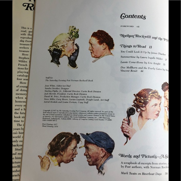 1977 Vintage Norman Rockwell The Saturday Evening Post Book - Picture 6 of 16